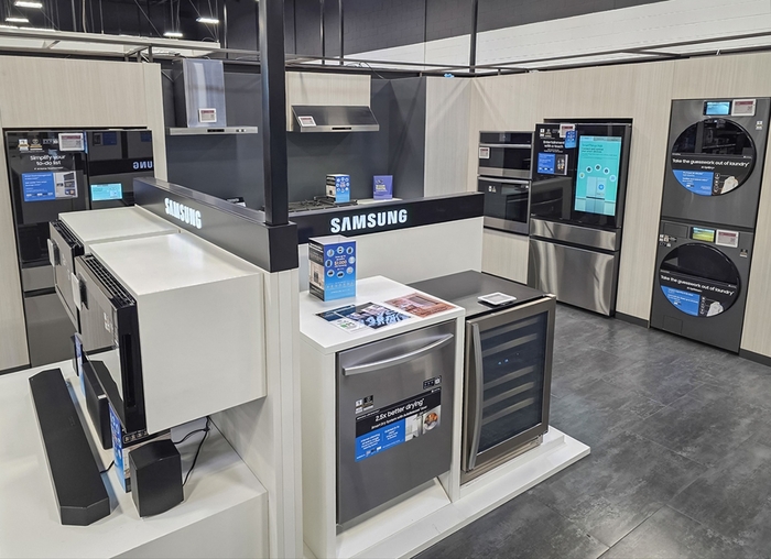 라스베이거스 베스트바이 매장에 위치한 삼성전자 전용쇼룸