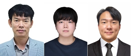 왼쪽부터 박수진 포스텍 교수, 박사과정 정재호 씨, 김성호 박사