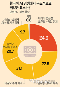 한국이 AI 경쟁에서 구조적으로 취약한 요소는?