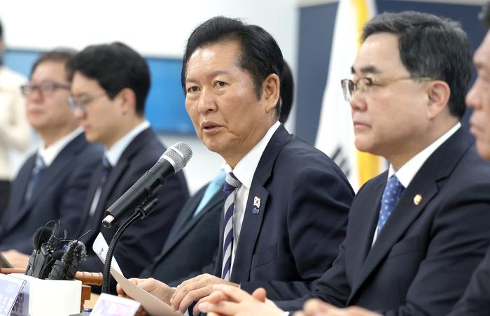 정청래, 경남 현장 최고위 발언. 연합뉴스