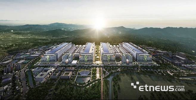 용인 반도체 클러스터 조감도.