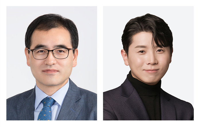 (왼쪽부터) 영남대 약학부 김종오 교수, 김정환 교수