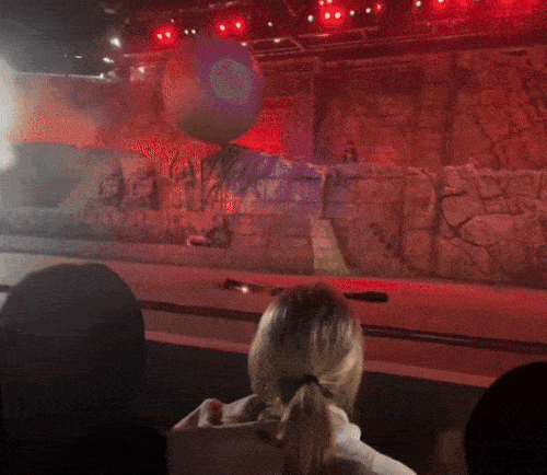 지난달 30일(현지시간) 미국 플로리다주 디즈니월드에서 공연 중 발생한 사고. 사진=틱톡 캡처