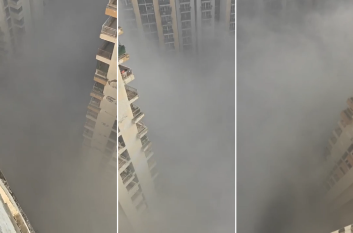 지난달 미국 커뮤니티 레딧에 공유된 인도 델리의 심각한 대기 오염. 사진=레딧 캡처