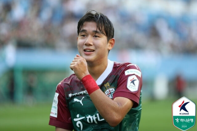 대전하나시티즌에서 활약한 윤도영. /한국프로축구연맹 제공