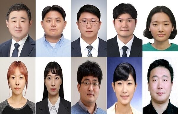 김민규, 김동영, 강윤식, 박연준, 이소영, 이정호, 김하진, 심진용, 유새슬, 이두리 기자(왼쪽부터 시계방향으로)./한국야구기자회