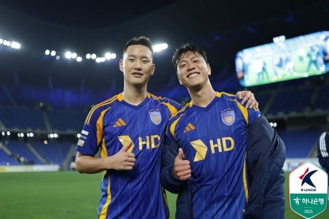 정승현과 김영권/프로축구연맹 제공