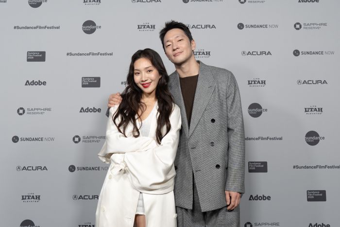 배우 최희서(왼쪽)와 손석구. 사진제공=Zimo Jin