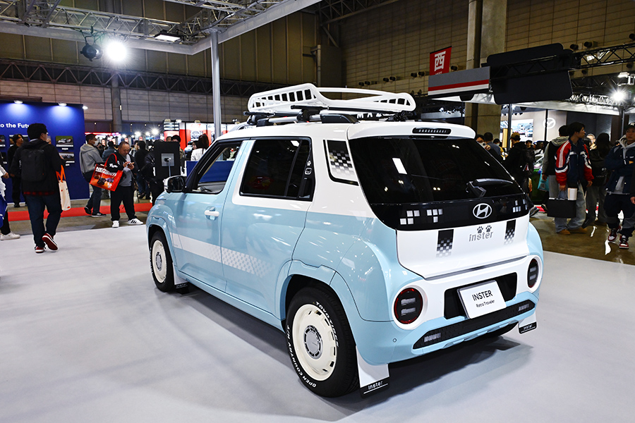 현대 인스터 레트로 트래블러 콘셉트. 사진: 김학수 기자