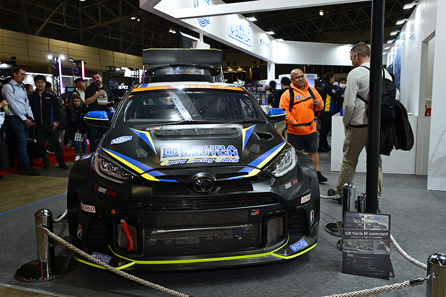 루키 레이싱이 전시한 GR 야리스 M 콘셉트. 사진: 김학수 기자