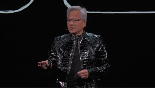 젠슨 황 엔비디아 CEO는 미국 라스베이거스 퐁텐블루 호텔에서 젠슨 황 엔비디아 CEO가 특별강연을 진행했다. / 이선율 기자