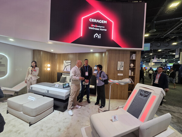 CES 2026에서 세라젬은 ‘AI 웰니스 홈’을 주제로 미래 주거형 헬스케어 모델을 선보였다. / 이선율 기자