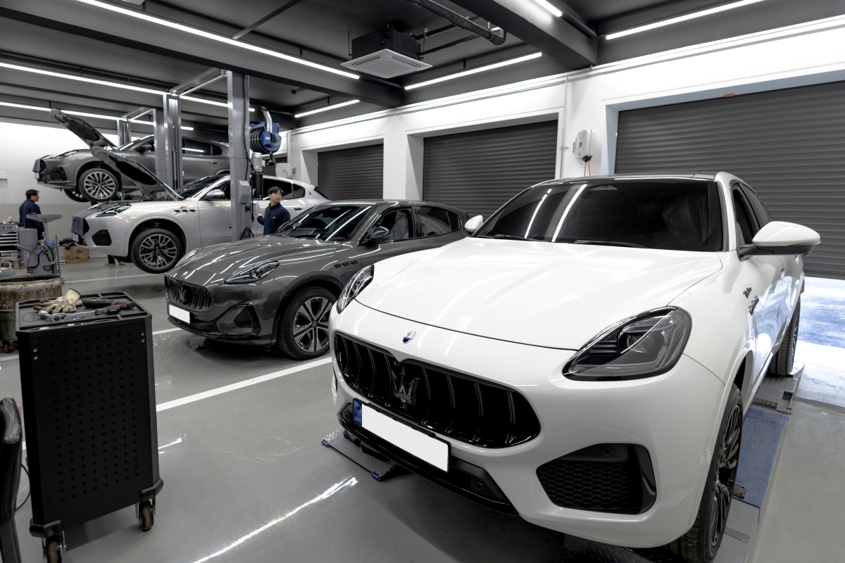 마세라티 판교 서비스센터 내부. / 마세라티 코리아