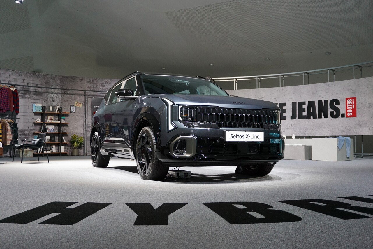 기아 더 뉴 셀토스 전측면. / 허인학 기자