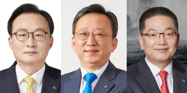 (왼쪽부터) 이환주 KB국민은행장, 정상혁 신한은행장, 이호성 하나은행장./IT조선