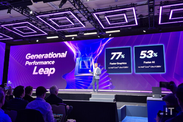 코어 울트라 시리즈 3의 ‘아크 B390’은 이전 세대 대비 큰 성능 향상을 달성했다. / 권용만 기자