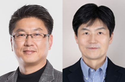 한진만 삼성전자 파운드리사업부장(왼쪽)과 남석우 파운드리사업부 최고기술책임자(CTO) / 삼성전자