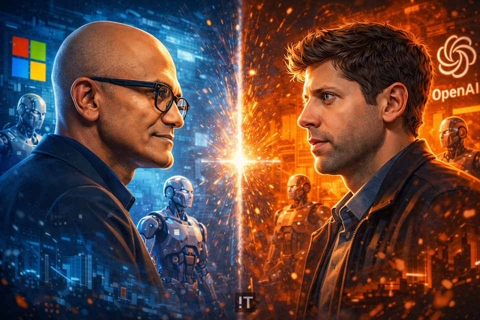 생성형 인공지능(AI) 시대를 함께 연 마이크로소프트(MS)와 오픈AI의 동맹이 결정적인 전환점을 맞았다. / AI로 생성한 이미지