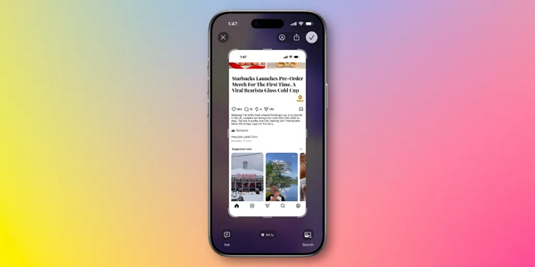 iOS 26의 AI 기반 스크린샷 [사진: 나인투파이브맥]