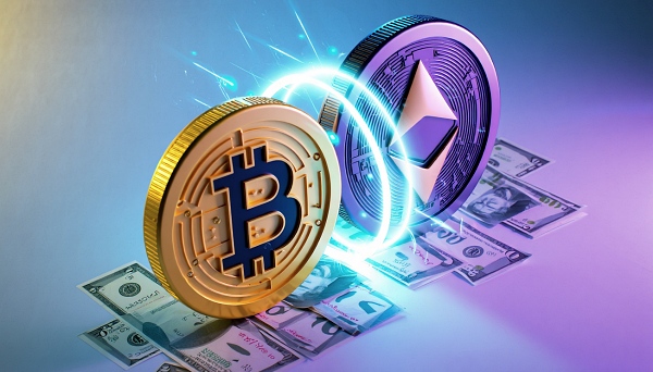 비트코인과 이더리움 [사진: Reve AI]