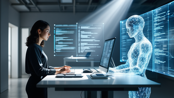 AI의 발전에도 불구하고 소프트웨어 엔지니어의 역할은 줄지 않는다. [사진: Reve AI]