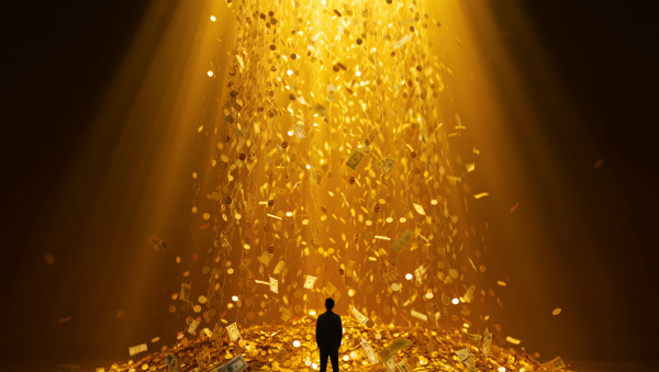 XRP 장기 보유자가 천문학적인 부를 소유하게 될 것이라는 전망이 나왔다. [사진: Reve AI]