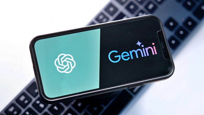 오픈AI 챗GPT vs. 구글 제미나이 [사진: 셔터스톡]