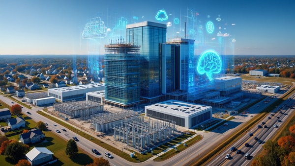 MS가 미시긴에 새 데이터센터를 지을 예정이다. [사진: Reve AI]