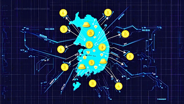 한국 암호화폐 투자자들이 해외 거래소를 이용하는 사례가 늘고 있다 [사진: Reve AI]