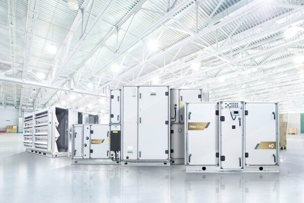 플랙트그룹이 공급하는 공기냉각, 액체냉각 등 주요 공조 솔루션 제품들 [사진: 삼성전자]