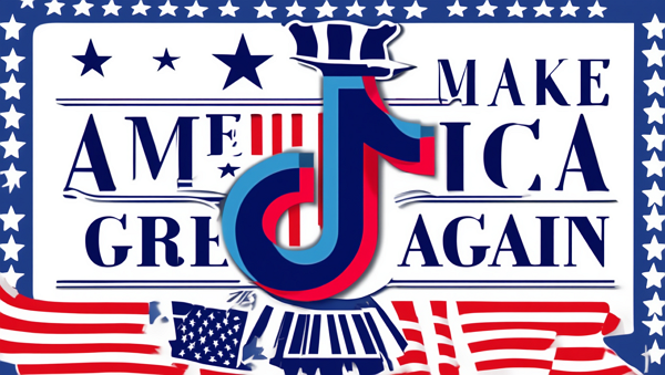 틱톡이 MAGA 플랫폼으로 변질된다는 지적을 받고 있다. [사진: Reve AI]
