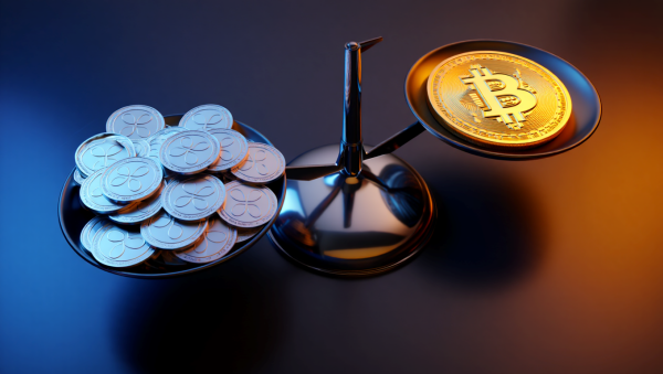 5000 XRP가 1 BTC의 가치를 쥘 수 있을까 [사진: Reve AI]