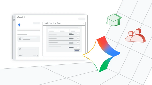 제미나이로 SAT를 준비할 수 있다. [사진: 구글]