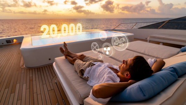 2만 XRP로 경제적 자유가 가능할지에 대한 논쟁이 이어지고 있다. [사진: Reve AI]