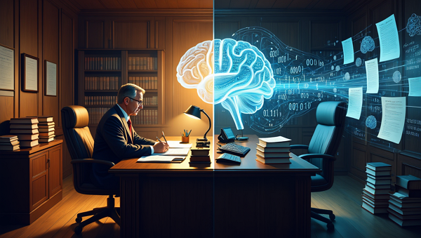 AI가 기업의 업무 환경을 변화시키고 있다. [사진: Reve AI]