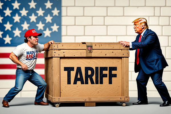 미국 정부가 외국 메모리칩 제조사에 관세 부과를 경고했다. [사진: Reve AI]