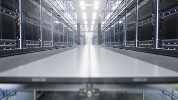 데이터센터 내부 모습 [사진: 네트워크척 유튜브 캡처]