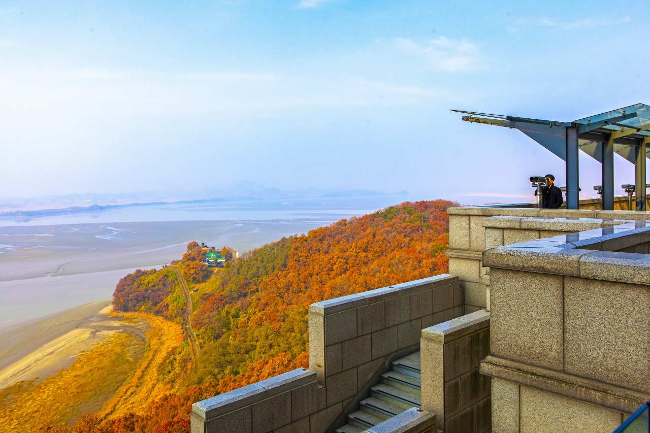 오두산통일전망대 전경