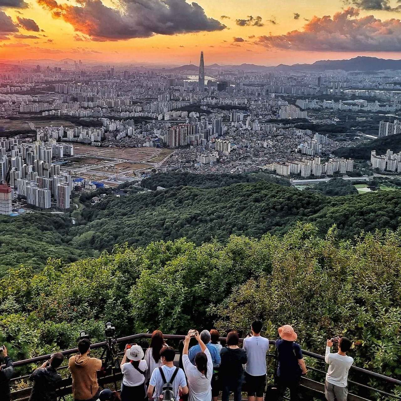 남한산성에서 바라본 일출 / 사진=한국관광공사 포토코리아@김상수
