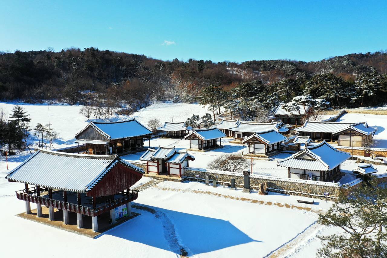 돈암서원 설경 / 사진=논산미디어소통센터