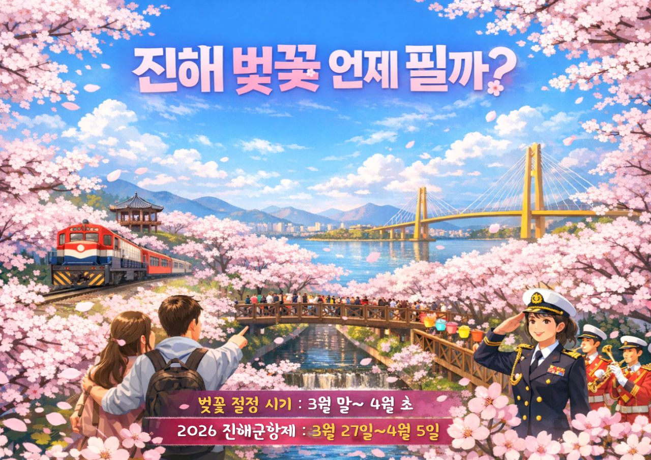 2026 진해 벚꽃 언제 필까? / ⓒ인포매틱스뷰