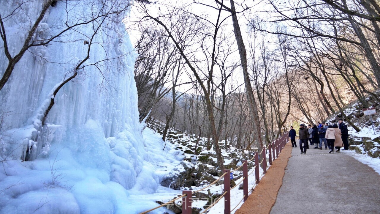 춘천구곡폭포 빙벽 /사진-춘천시
