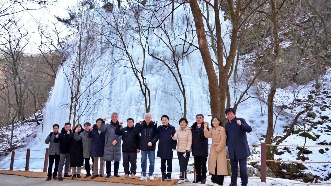 춘천구곡폭포 빙벽/사진-춘천시