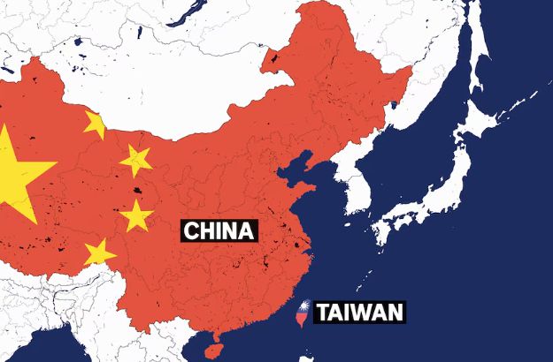  引用：中国と台湾地図