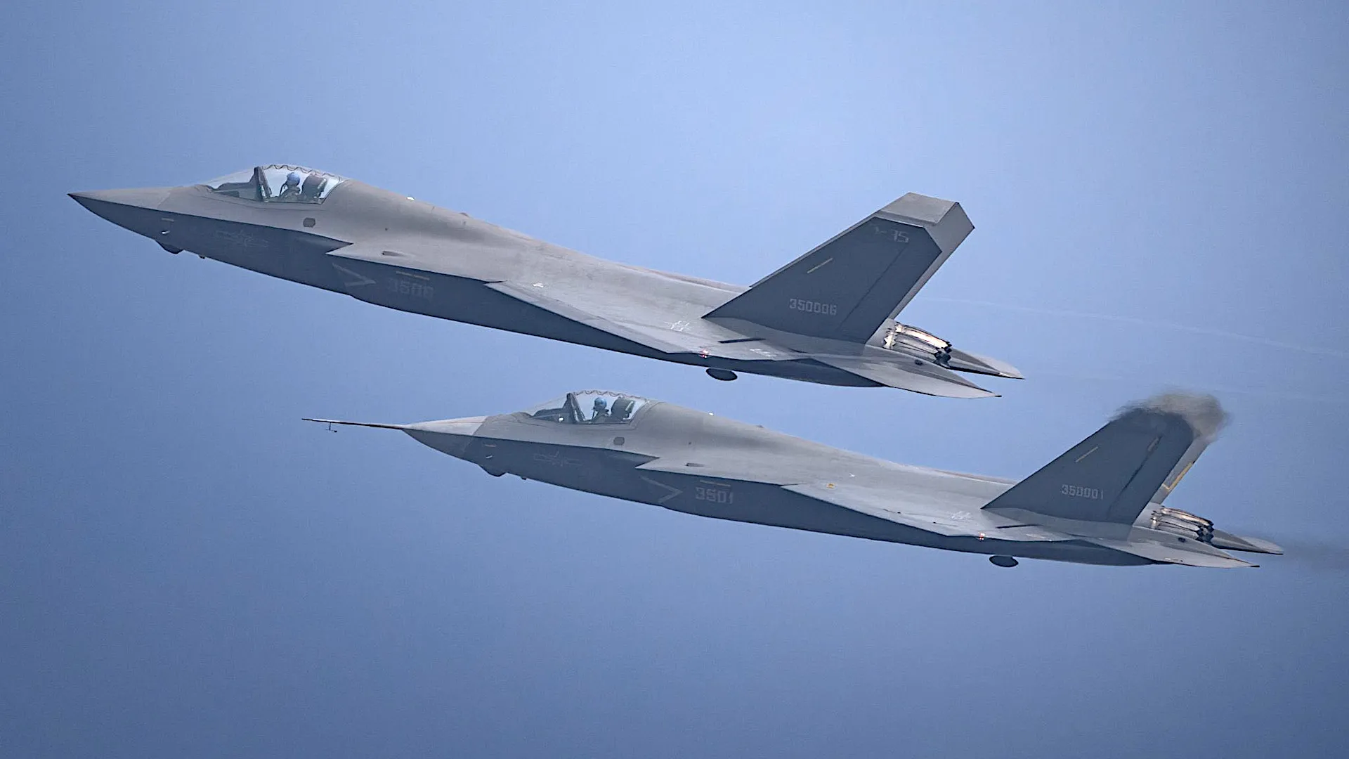 China's J-35 Naval Stealth Fighter Seen Like Never Before