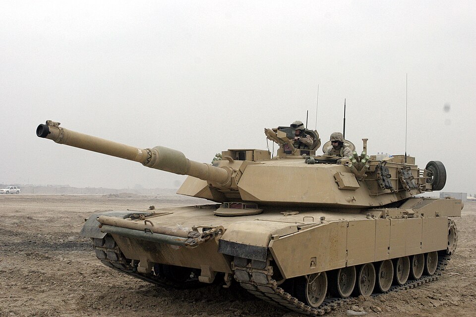 파일:M1A1 Abrams Tank in Camp Fallujah.JPEG - 위키백과, 우리 모두의 백과사전