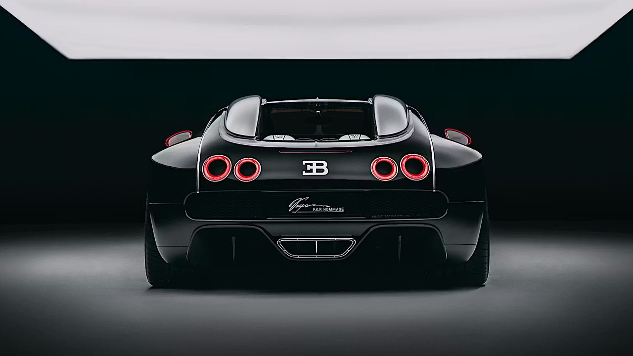 단 한대의 모델 베이론 20주년 기념 모델 부가티 F.K.P. Hommage 공개
