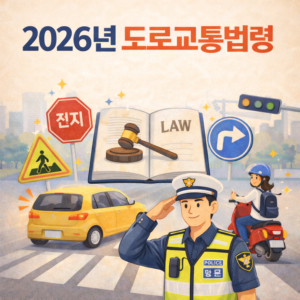 2026년부터 달라지는 도로교통법령 정리!