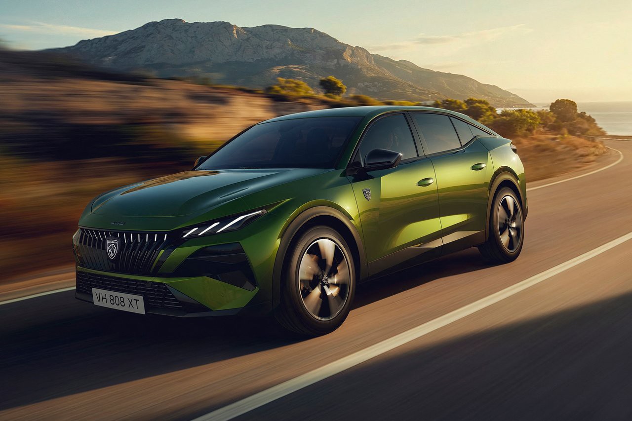 푸조 408 부분 변경모델 공개 새로운 디자인 적용