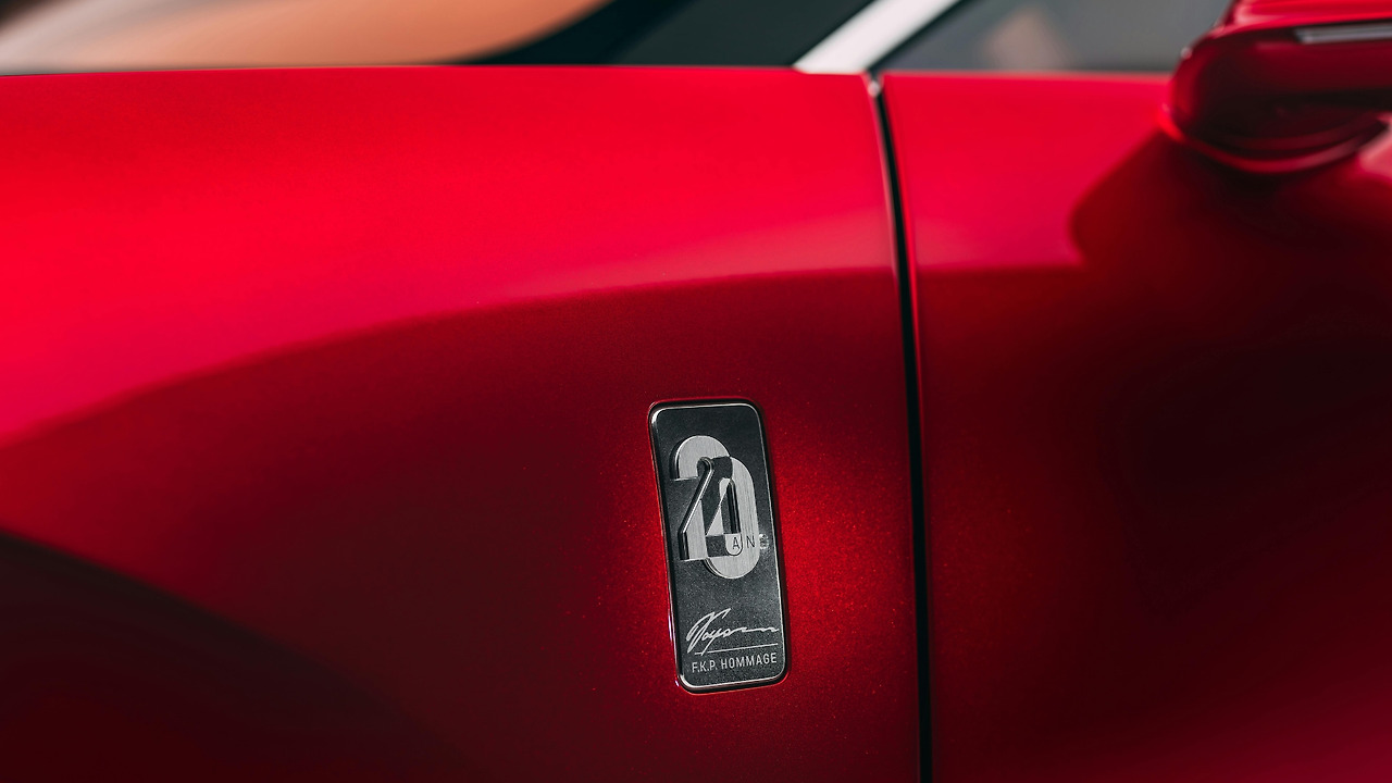 단 한대의 모델 베이론 20주년 기념 모델 부가티 F.K.P. Hommage 공개